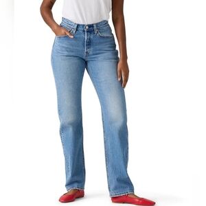Levis 501 Curve High Rise Straight Leg Jeans 28 X 30 NWT